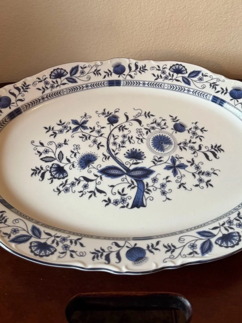 Vintage Blue Sone “Blue Onion” Porcelain Dinnerware Set